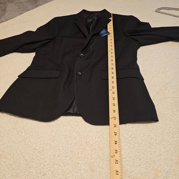 Kenneth Cole Reaction Techni-Cole Flex Suit Jacket Black 38R – NWT Blazer Modern - Picture 12 of 12